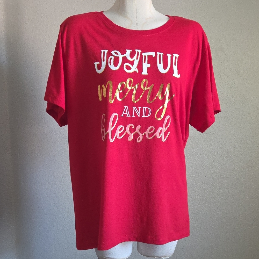 Holiday Time Red Short Sleeve Tee